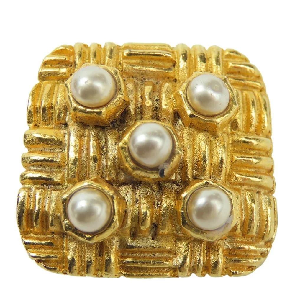 CHANEL Authentic Gold Earrings - Picture 8 of 9